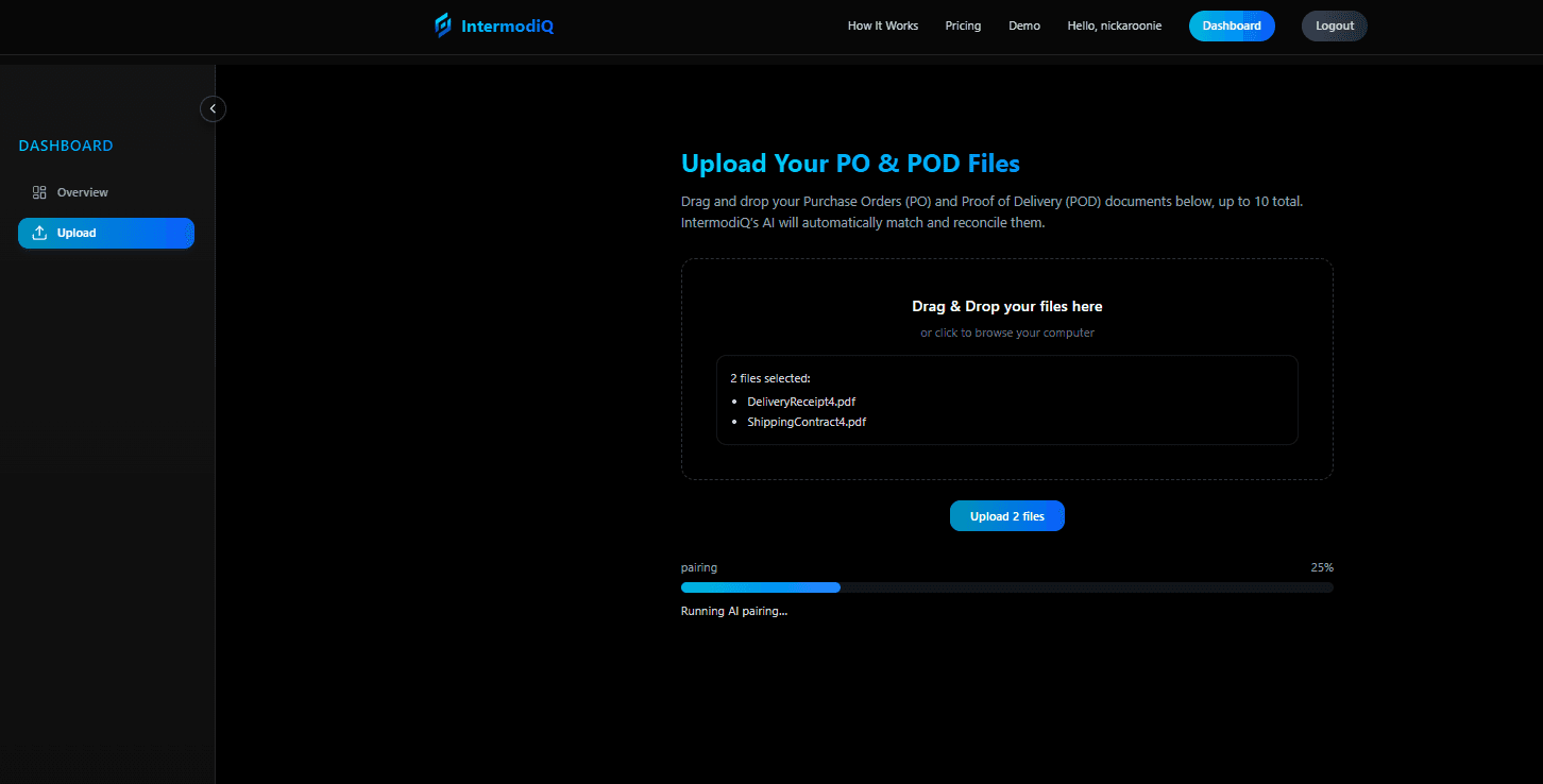 1. Send or Upload Your Files